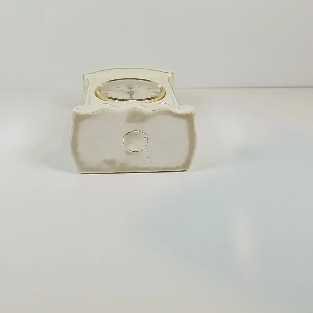 Vintage Godinger Porcelain Treasues Irish Rose Mantle Clock